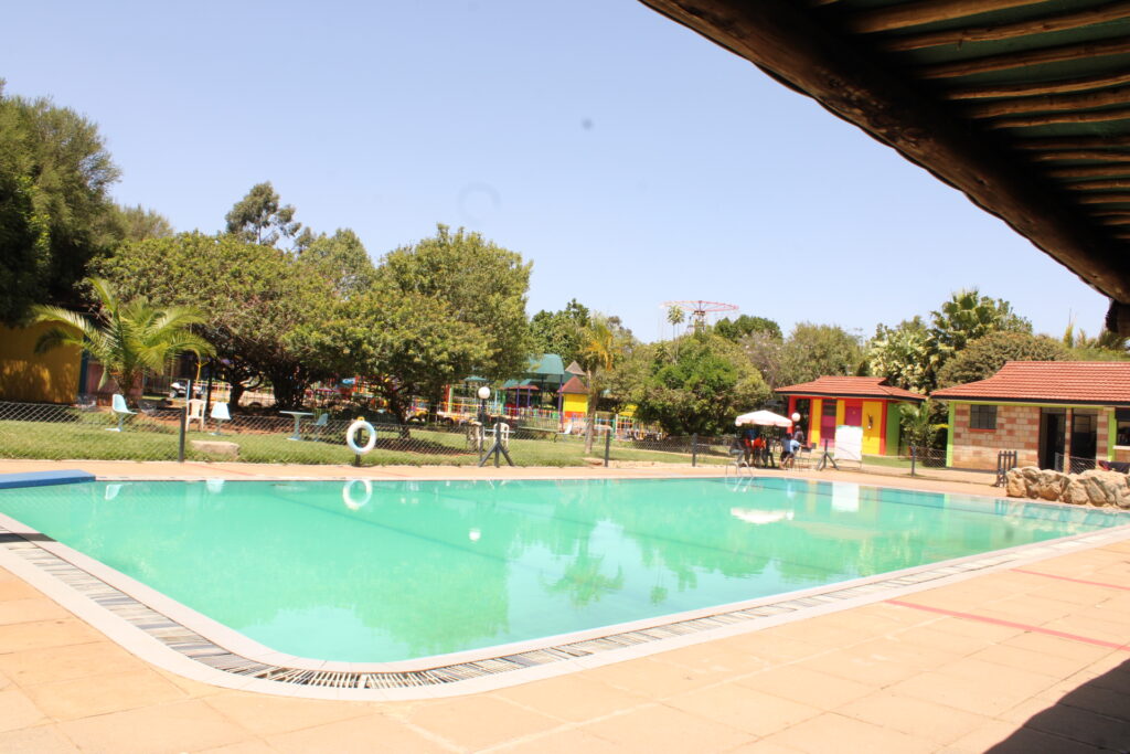 A Large swimming pool picture at poa place eldoret