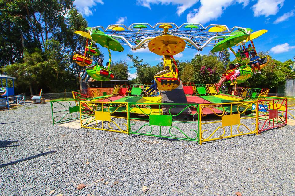 Picture of a Merry go Round at Poa Place Amusement Park eldoret